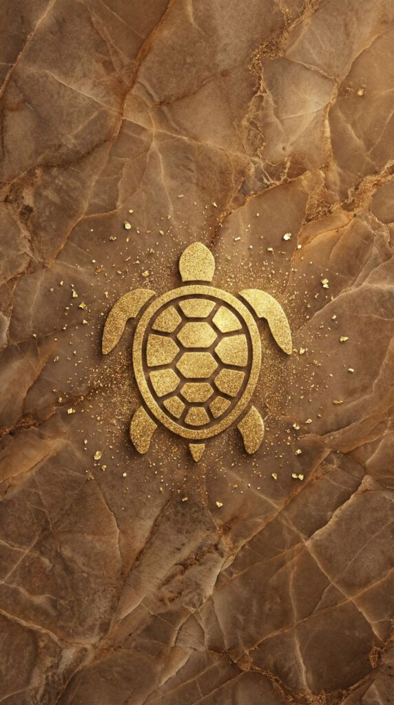 황금 거북이 배경화면