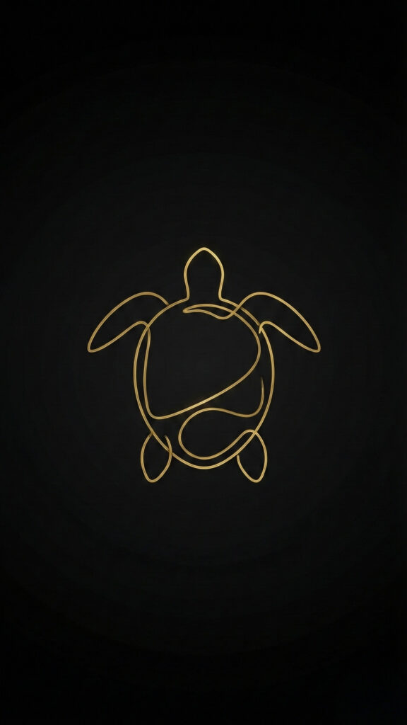 황금 거북이 배경화면