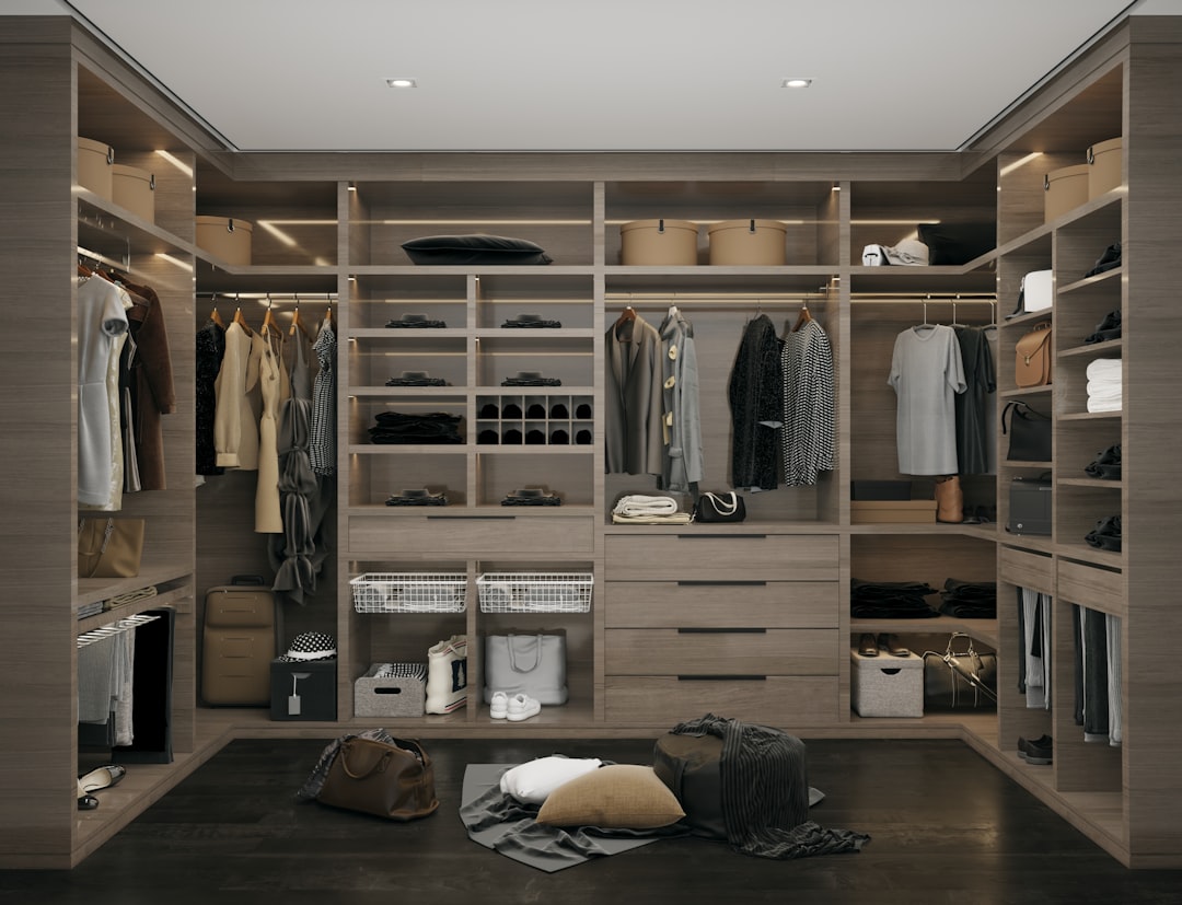 organized closet wardrobe storage