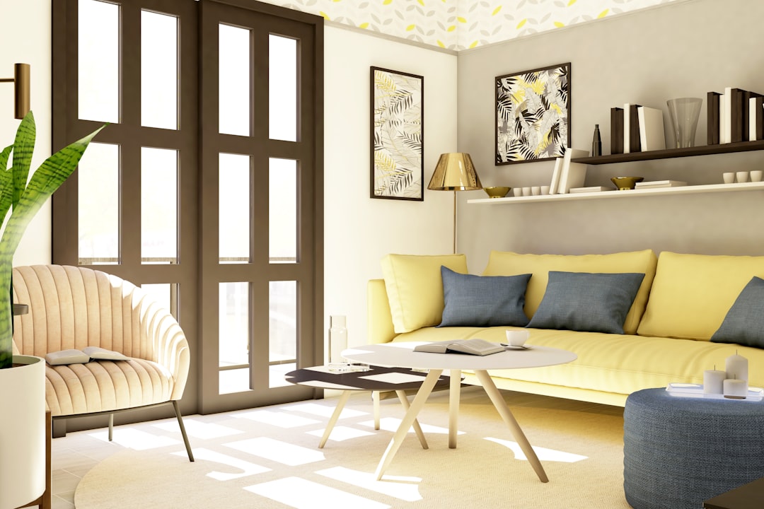 living room corner decluttering