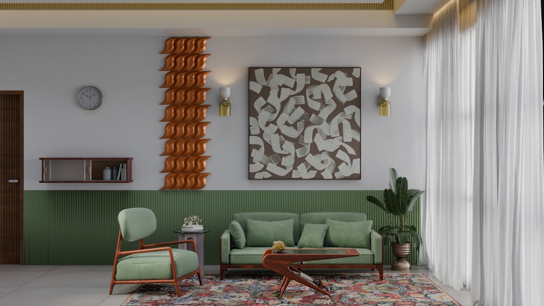 living room wall frame