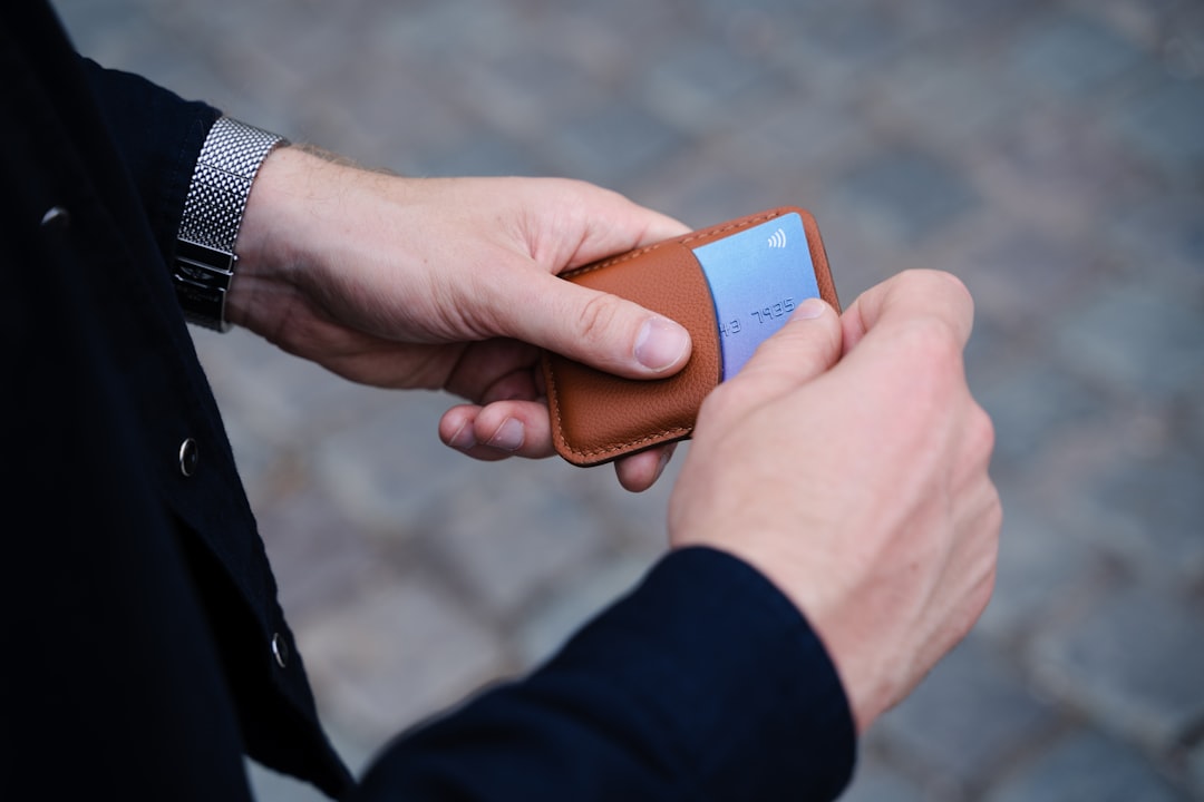 organized wallet cards leather