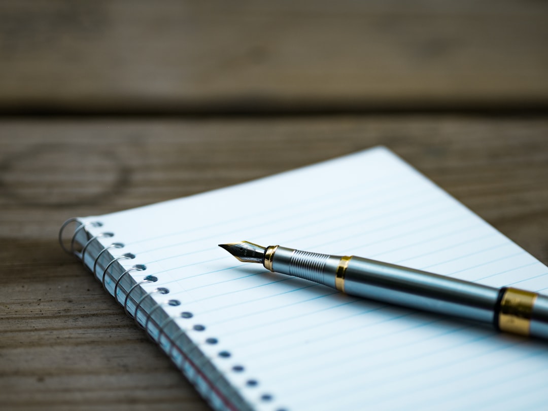 receipt notebook pen expense